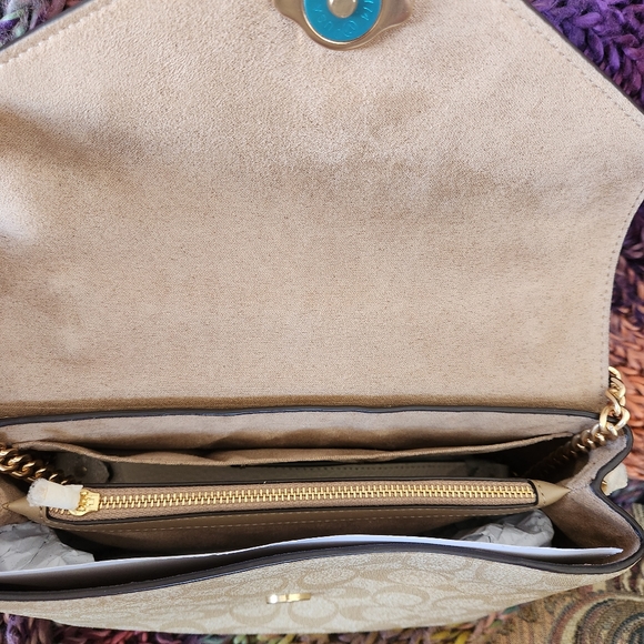 Brand New and Authentic Coach Tammie Medium Light Chalk Multi - Picture 2 of 4